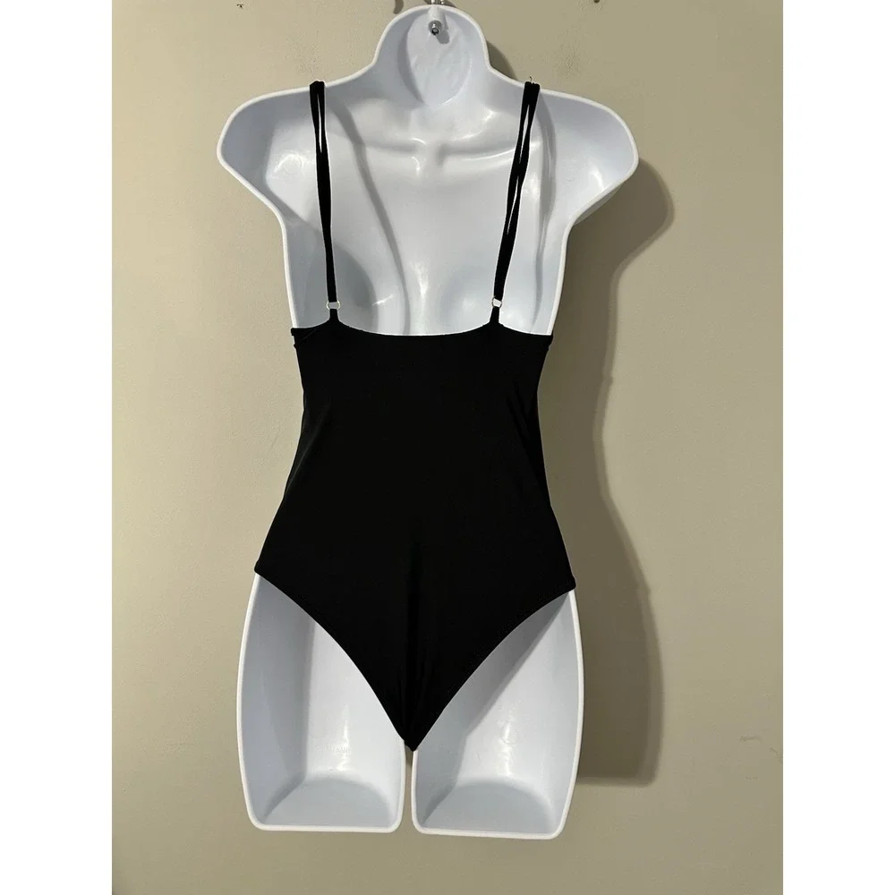 BEACH RIOT BRIDGET EMBELLISHED ONE PIECE SWIMSUIT - BLACK NWOT Size S - Picture 8 of 9